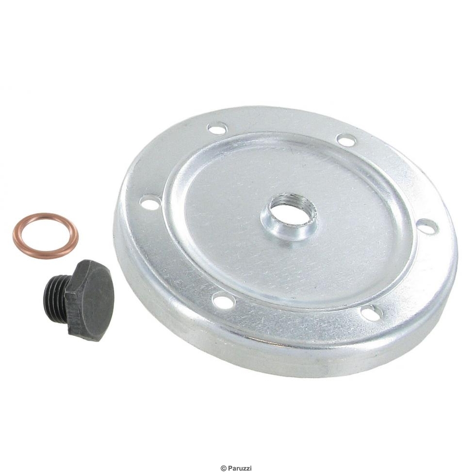 Ölwannendeckel mit Ablasschraube, magnetisch