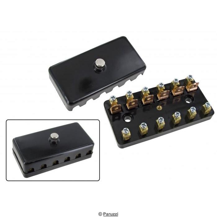 Sicherungskasten mit Deckel für 6 Sicherungen