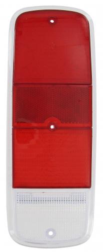 Rücklichtglas USA Rot/Rot/Klar für Bulli T2 1971-1979