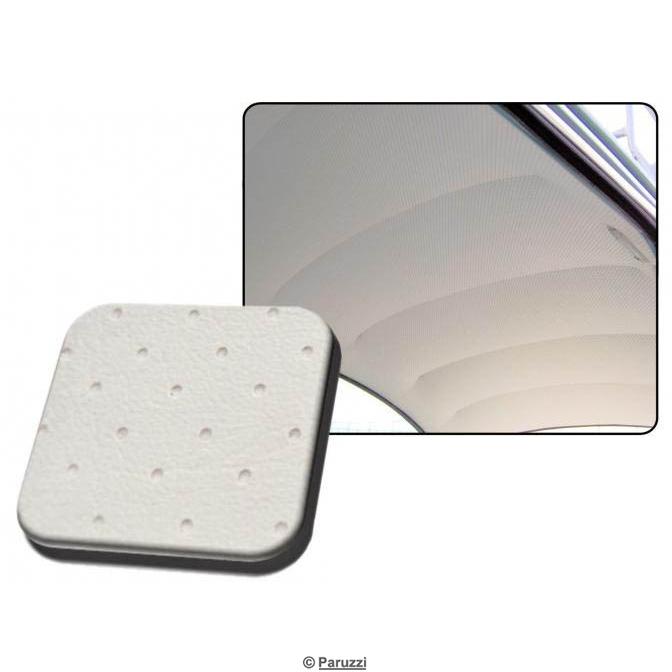 Dachhimmel Vinyl perforiert, ohne Schiebedach, Deluxe, Off White