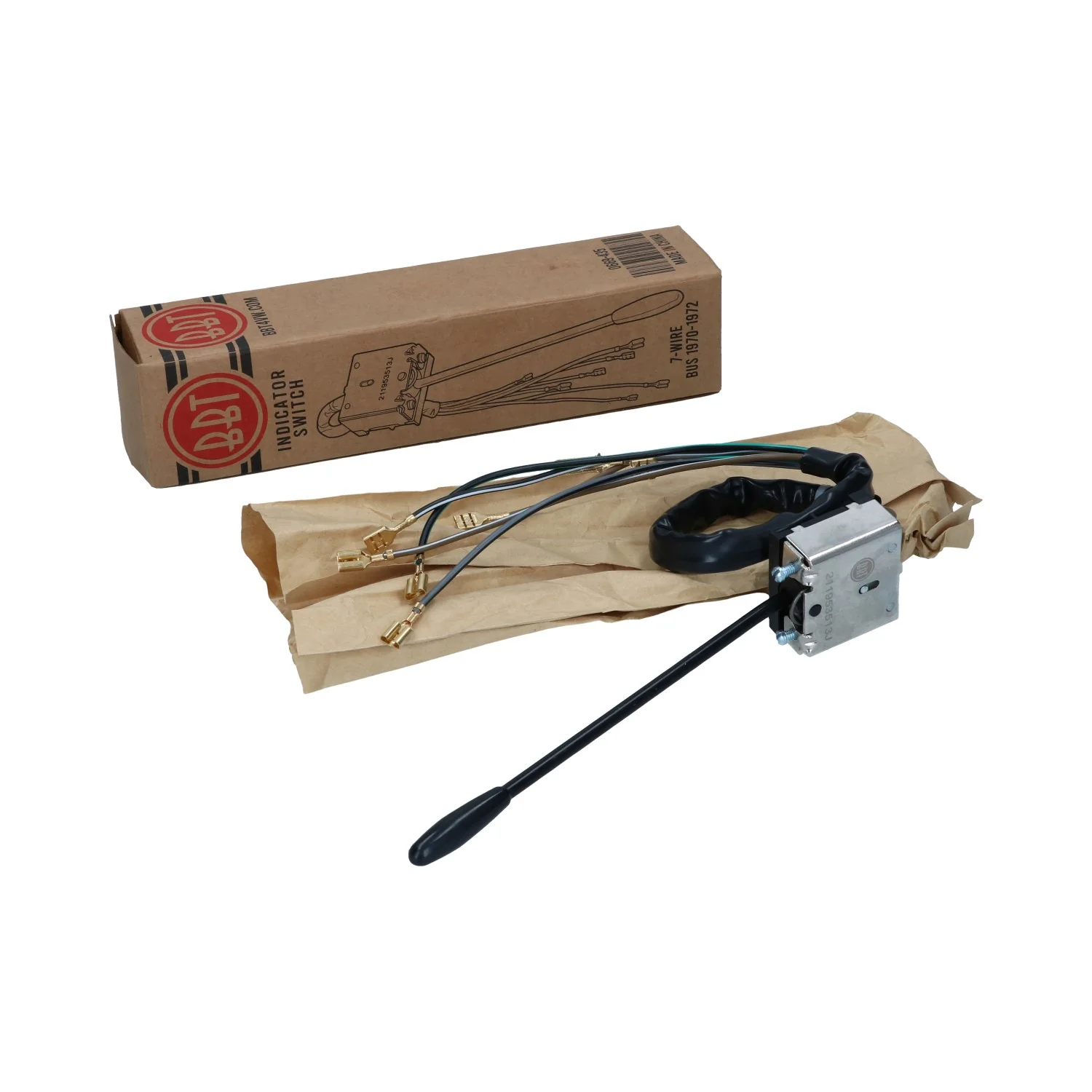 Blinkerschalter 7-Kabel VW Bus 08/70-07/72