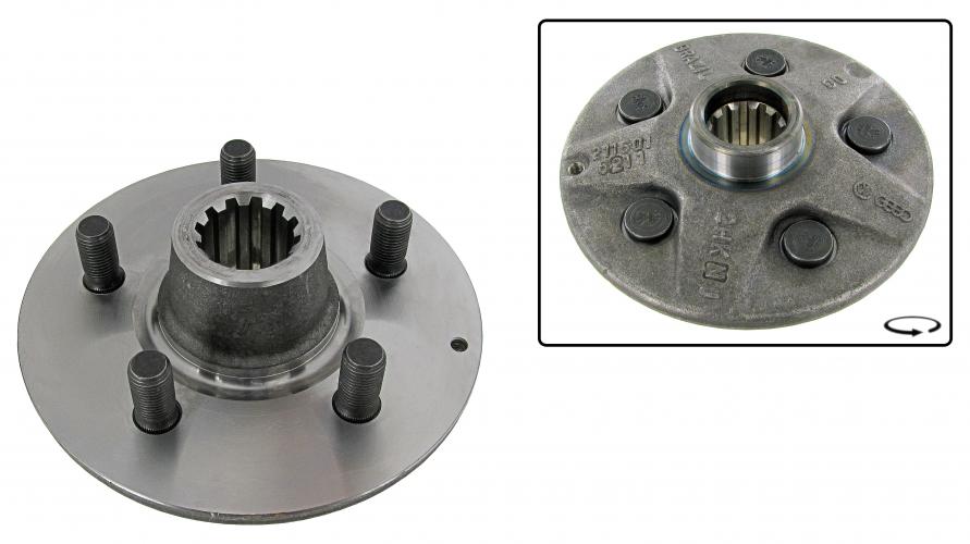 Hintere Radnabe mit Stehbolzen 5x112mm für T2 Bulli
