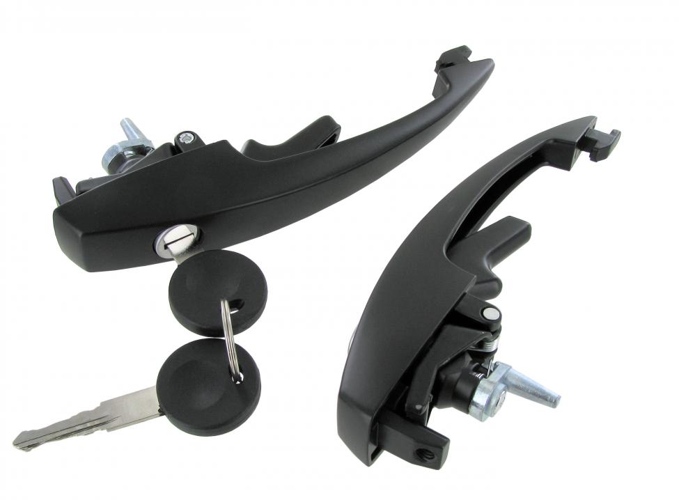 Schwarz Türgriff Set mit Schlüssel für VW Käfer & Ghia