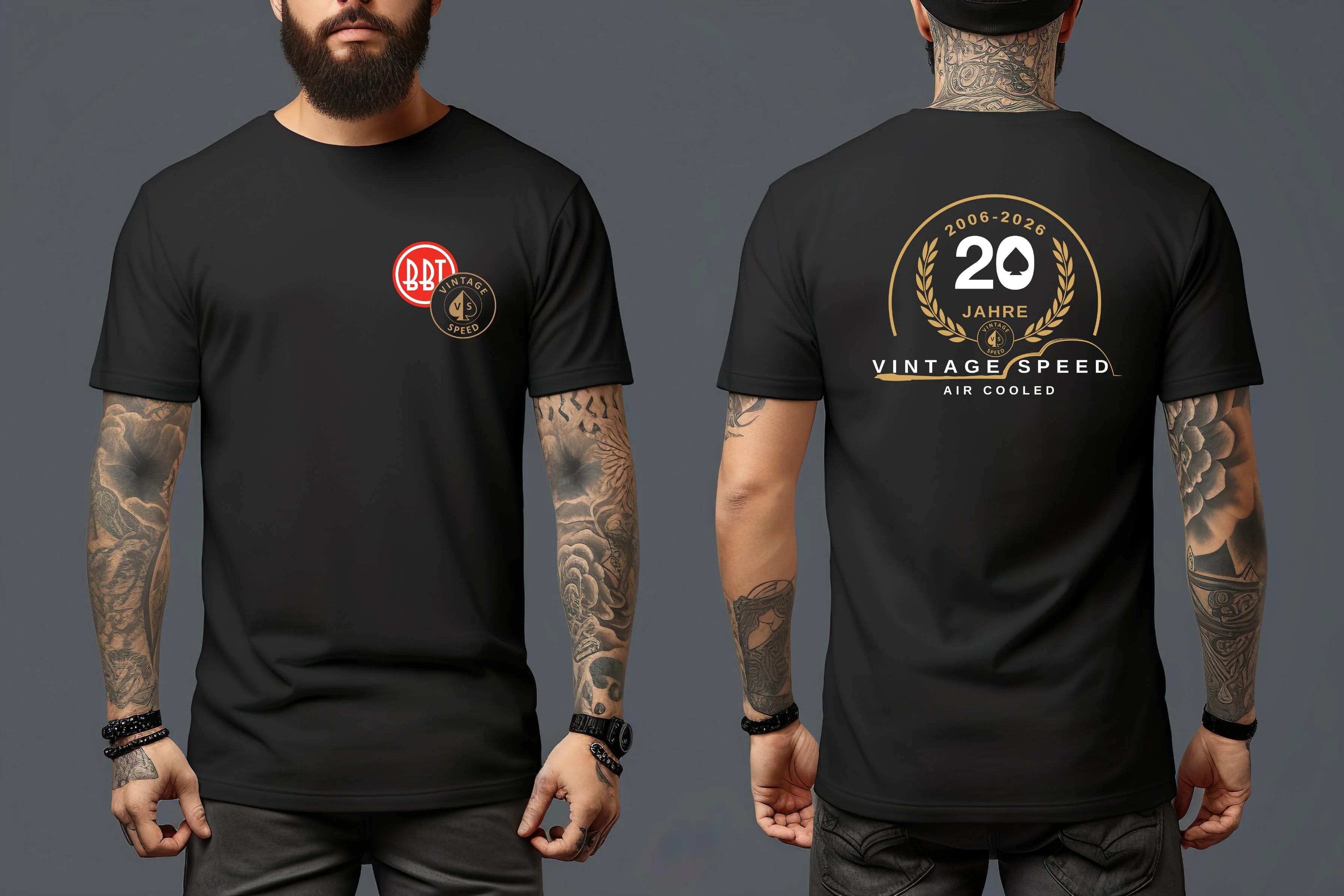 VW Vintage Speed T-Shirt XXL - BBT Production Oldtimer
